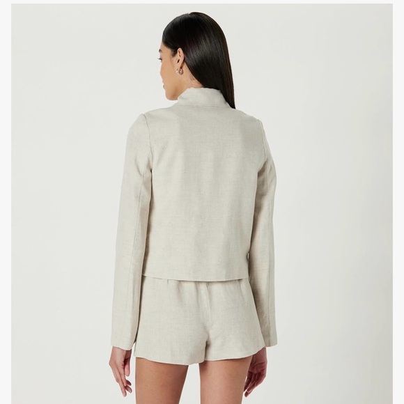 NWT The Drop Maya Suiting Blazer in Natural Linen - Picture 2 of 5